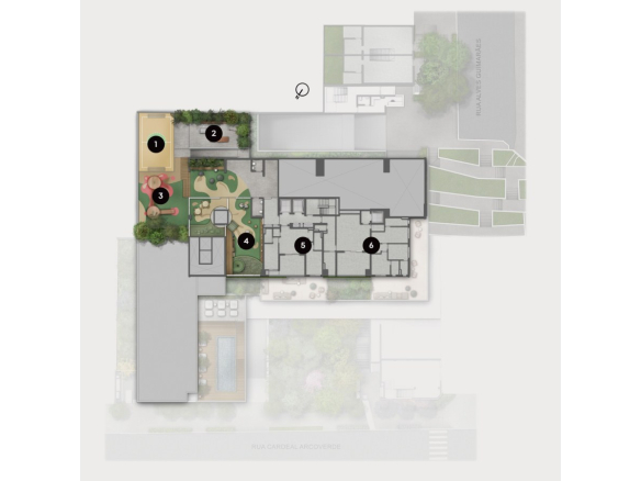 Implantação 2º pavimento — Almá Pinheiros