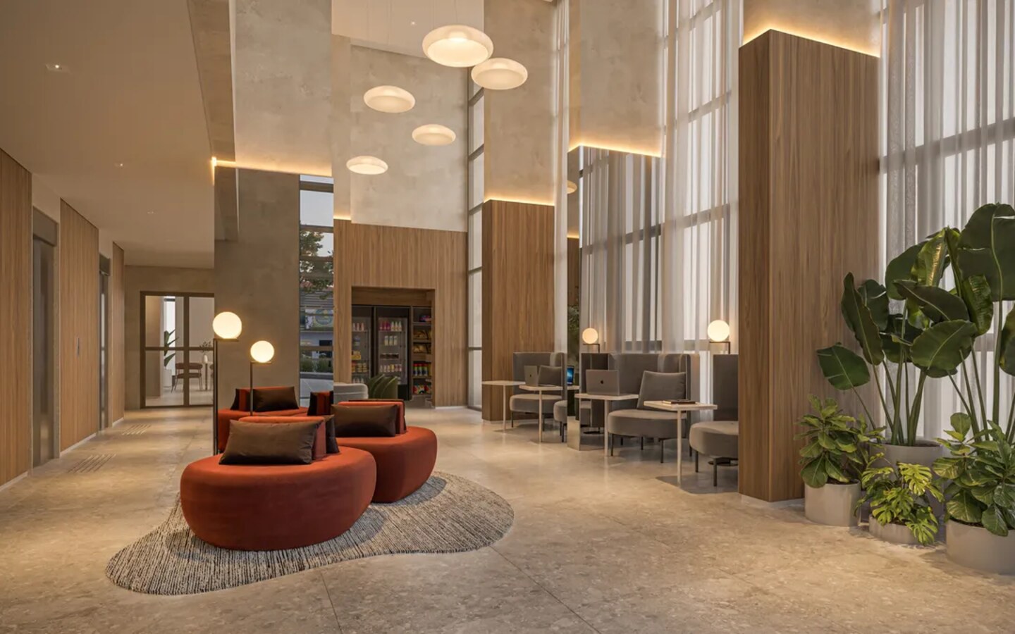 Capa do lobby do Alves Pinheiros em São Paulo