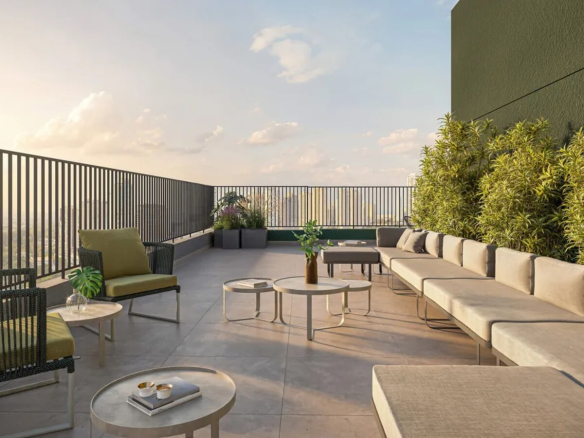 Capa do sky lounge com mirante do Alves Pinheiros em São Paulo