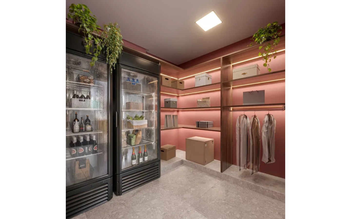 Espaço delivery do empreendimento Alves Pinheiros em São Paulo