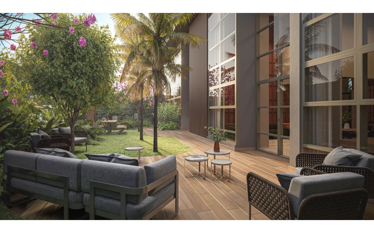 Lounge de festas do empreendimento Alves Pinheiros em São Paulo