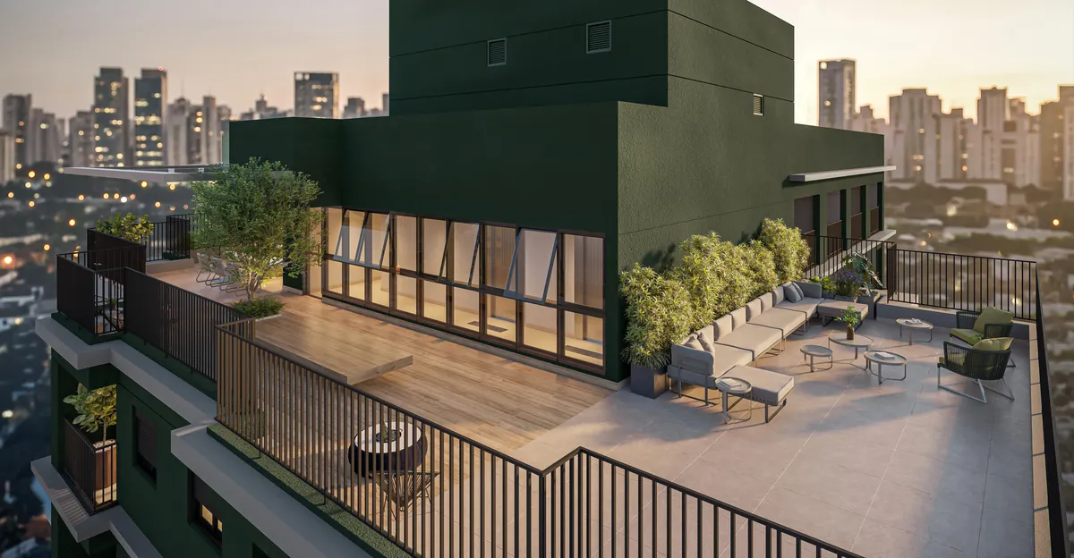 Alves Pinheiros – Rooftop – Atendimento Especializado (11) 4237-8776 | 98026-0864 Rooftop do empreendimento Alves Pinheiros em São Paulo