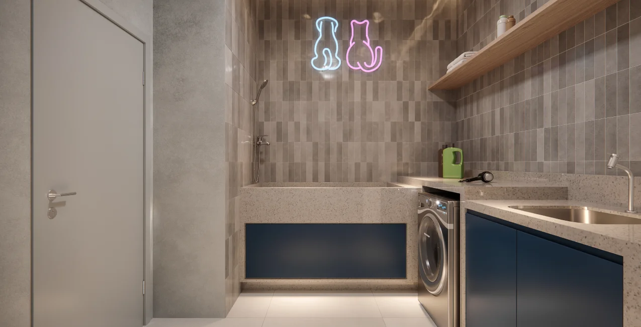 Amaz Alphaville — dog wash Imagem oficial do dog wash do Amaz Alphaville