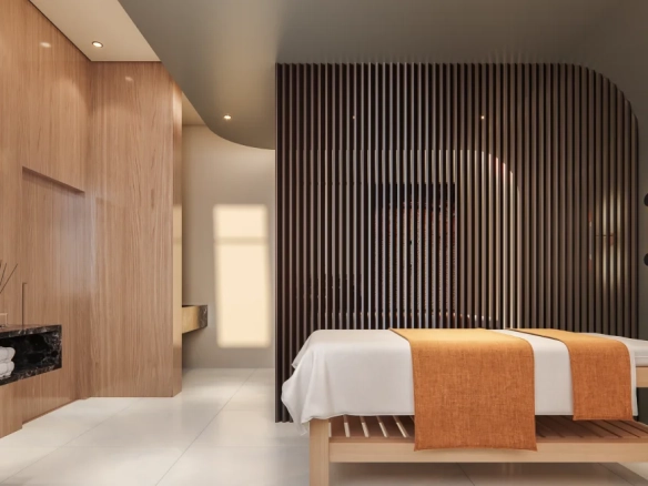 Imagem oficial do sala de massagem do Amaz Alphaville