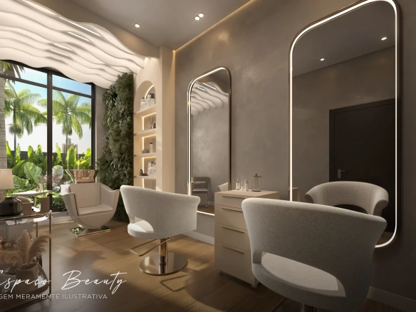 Espaço beauty do Art Design Residence