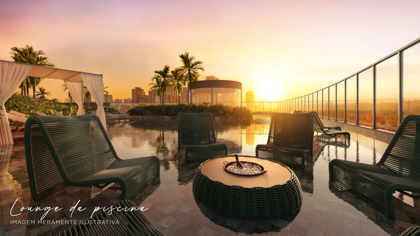 Art Design Residence – lounge da piscina – Atendimento Especializado (11) 4237-8776 | 98026-0864 Lounge da piscina do Art Design Residence