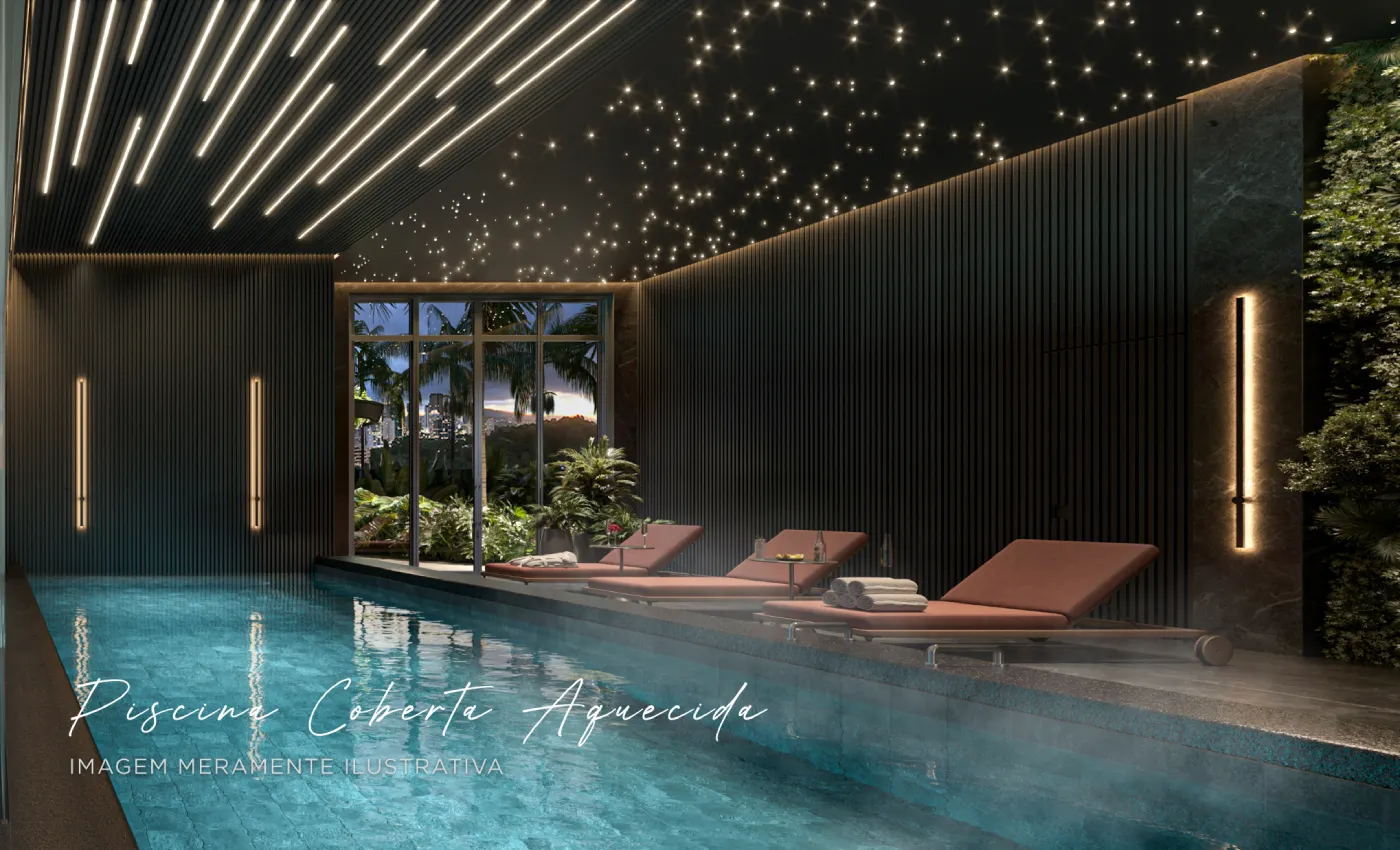 Art Design Residence – piscina coberta aquecida – Atendimento Especializado (11) 4237-8776 | 98026-0864 Piscina coberta aquecida do Art Design Residence