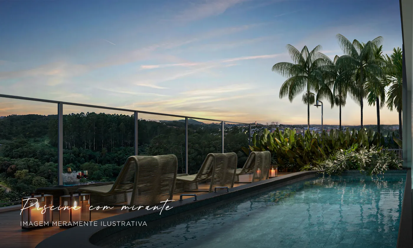 Art Design Residence – piscina com mirante – Atendimento Especializado (11) 4237-8776 | 98026-0864 Piscina com mirante do Art Design Residence