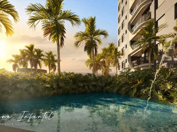 Piscina infantil do Art Design Residence