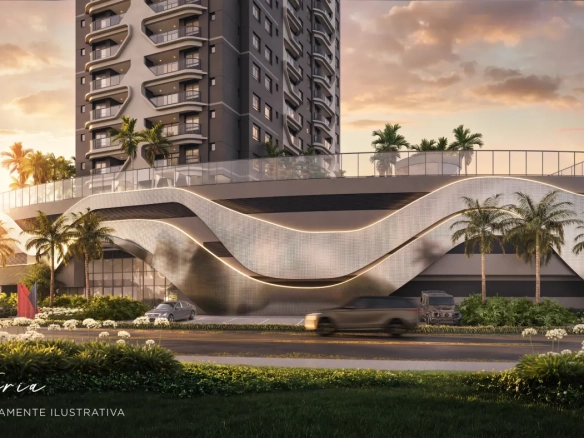 Portaria do Art Design Residence em Alphaville