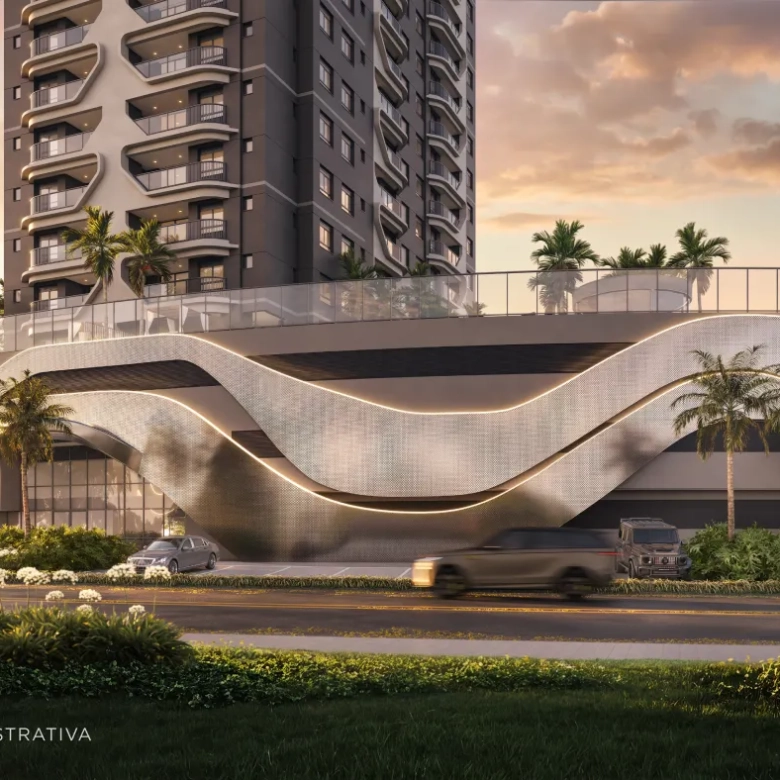 Portaria do Art Design Residence em Alphaville
