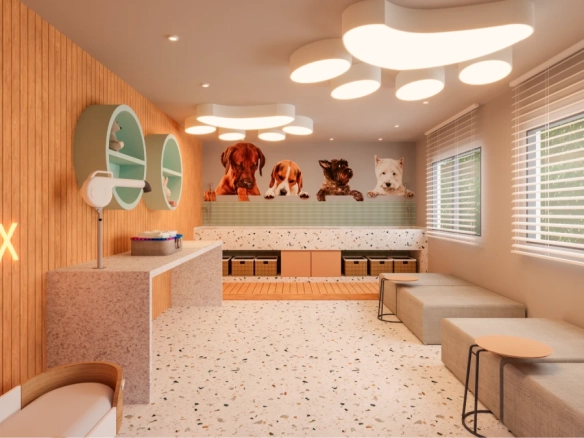 Espaço pet care do Aura Tamboré