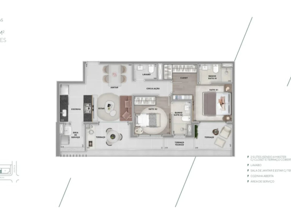 Planta oficial do Brisea Moema