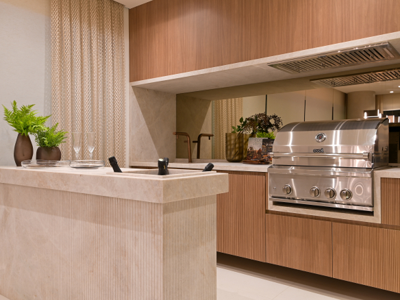 Área gourmet do decorado — Brisea Moema