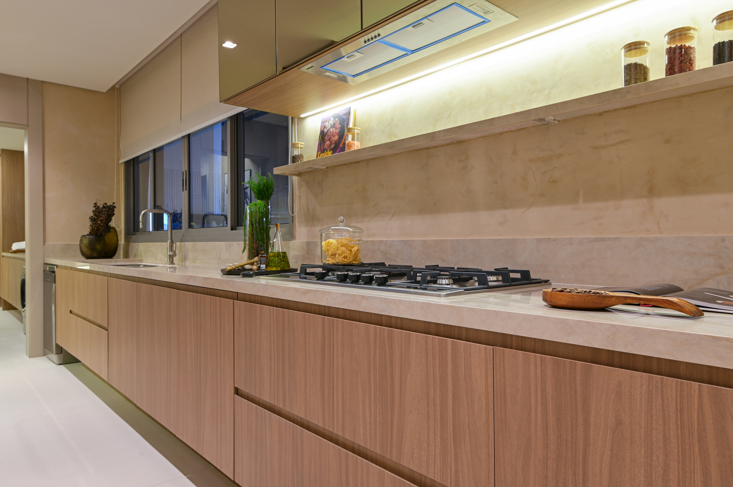 Cozinha do decorado, vista 2 — Brisea Moema