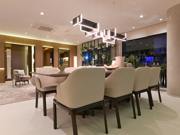 Sala de jantar do decorado — Brisea Moema