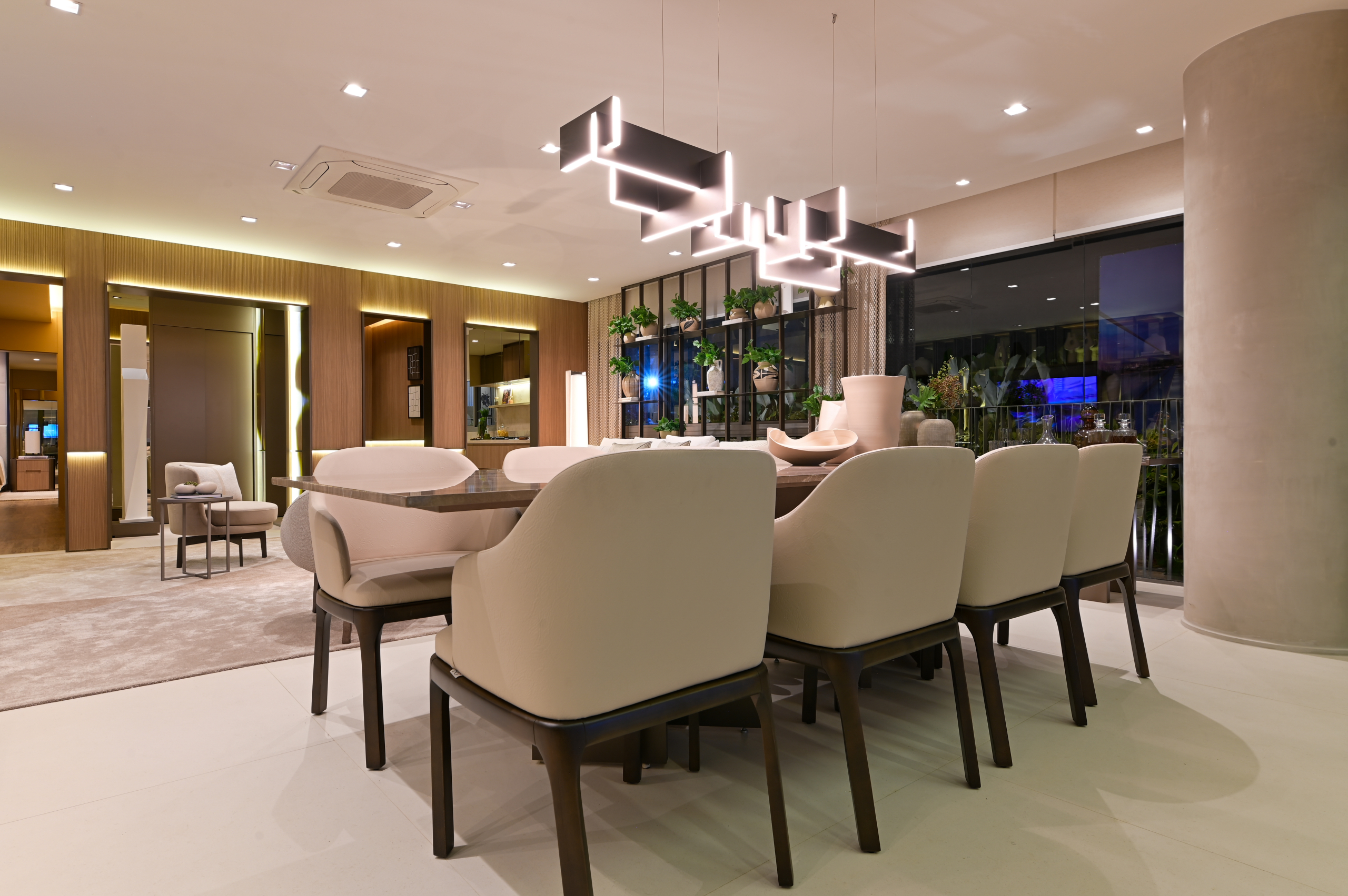 Sala de jantar do decorado — Brisea Moema