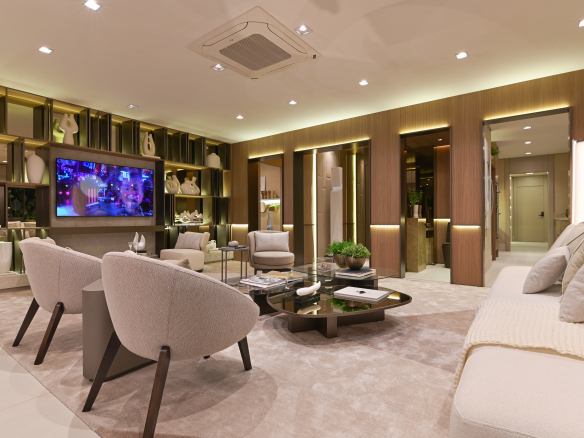Sala do decorado, vista 2 — Brisea Moema