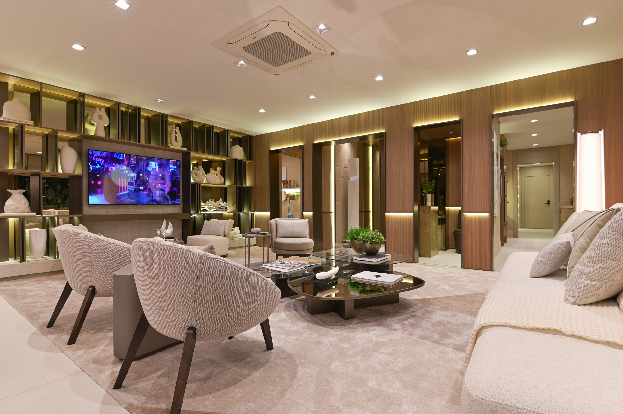 Sala do decorado, vista 2 — Brisea Moema