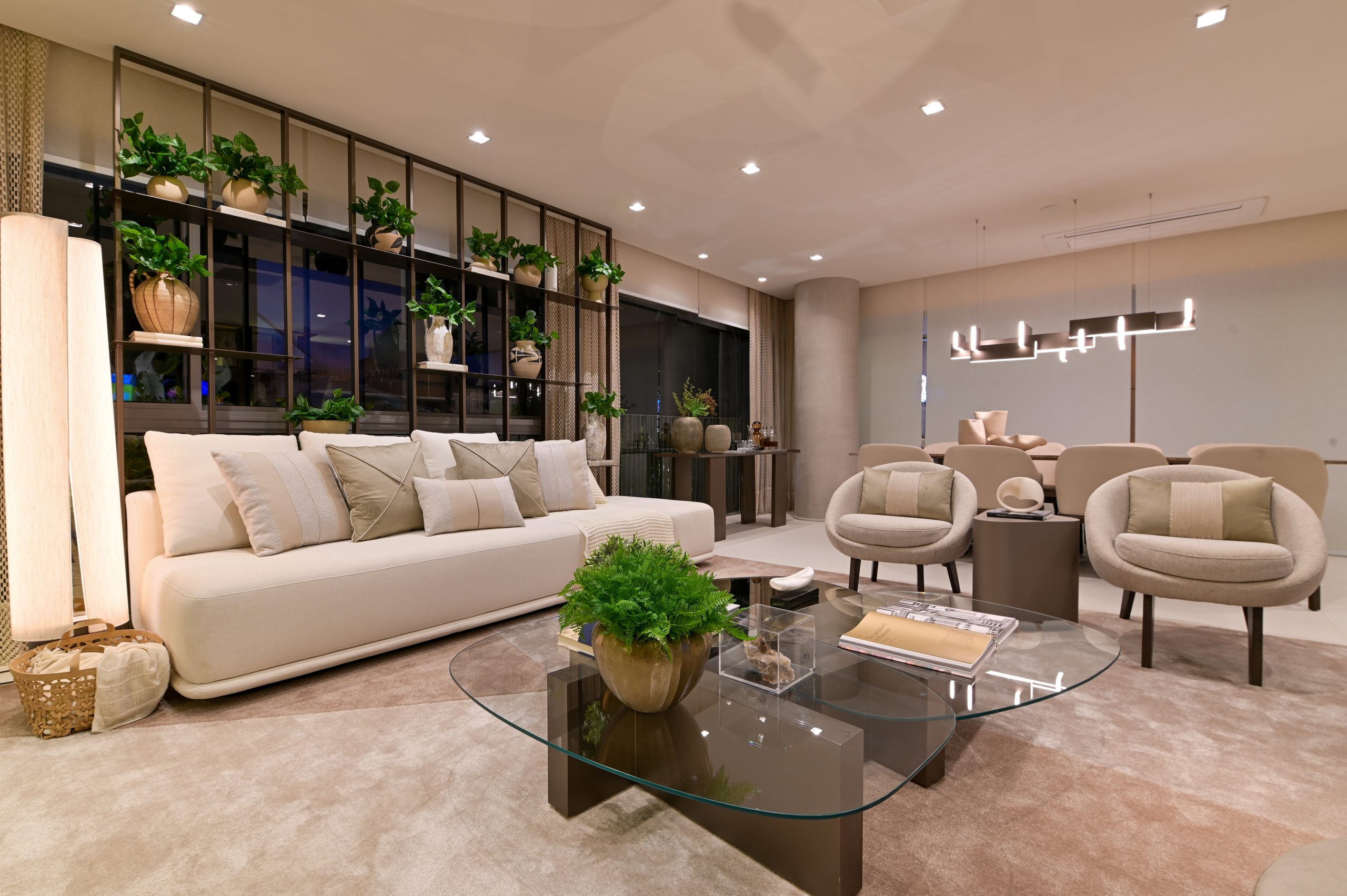 Sala do decorado, vista 3 — Brisea Moema