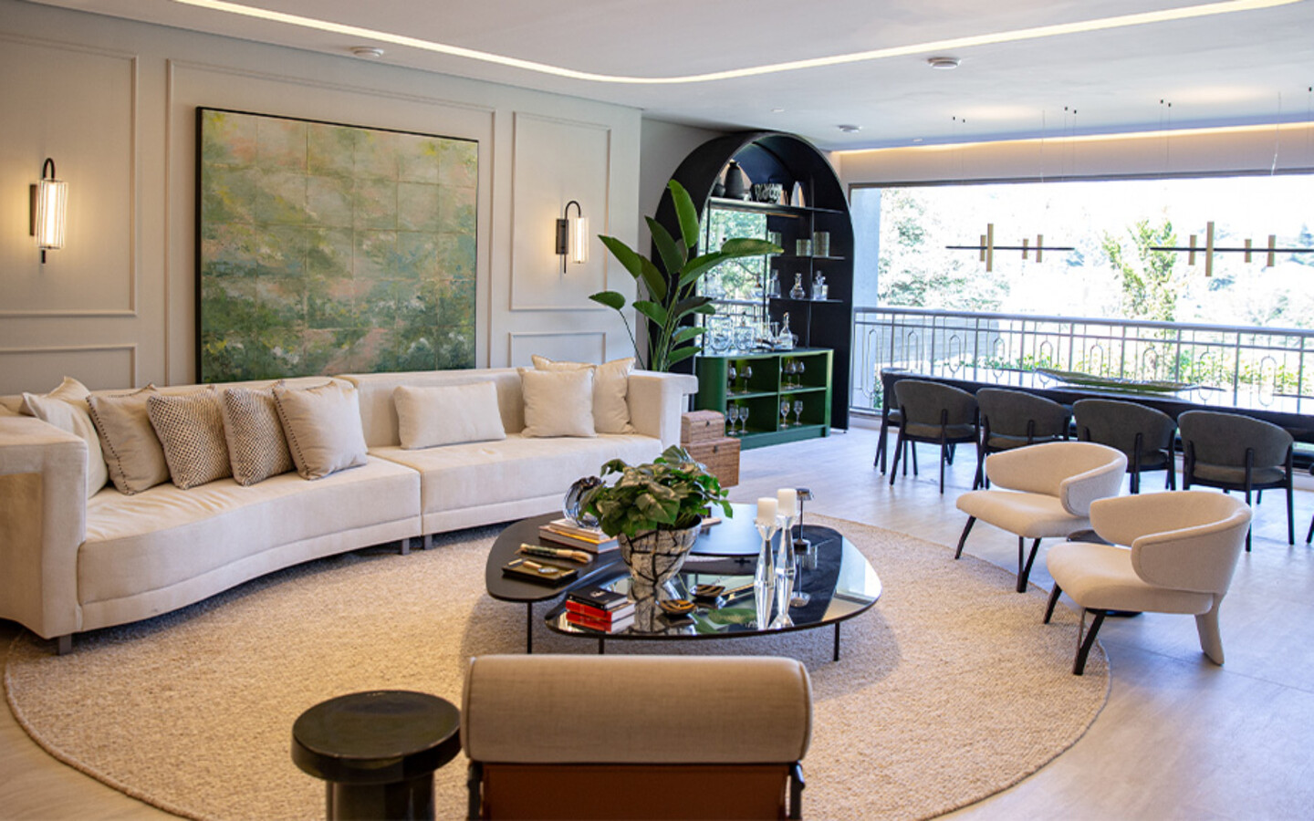 Château Jardin: Living do decorado Harmonie