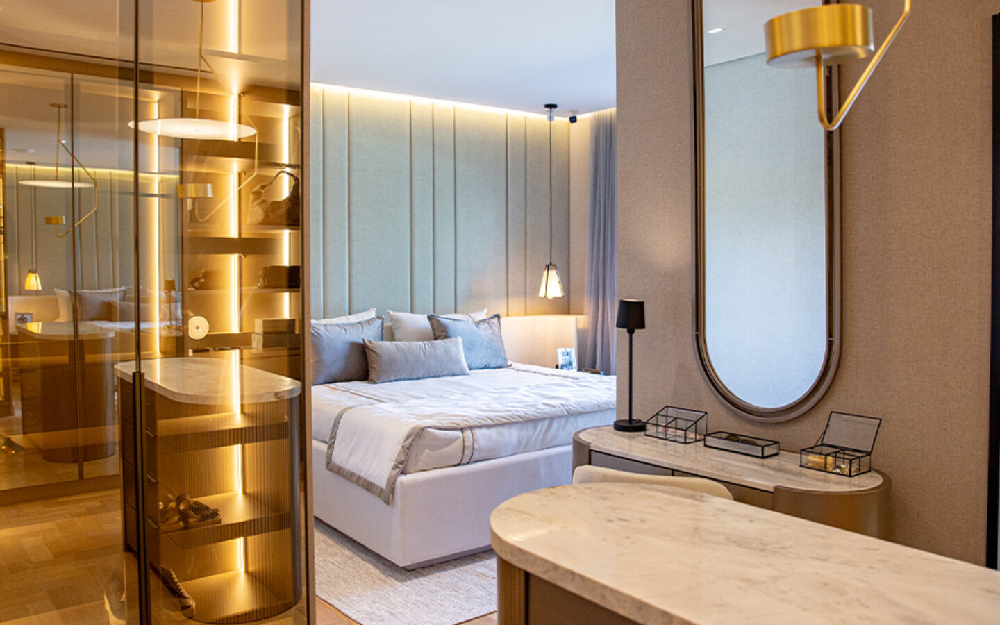 Château Jardin: Suíte master do decorado Harmonie