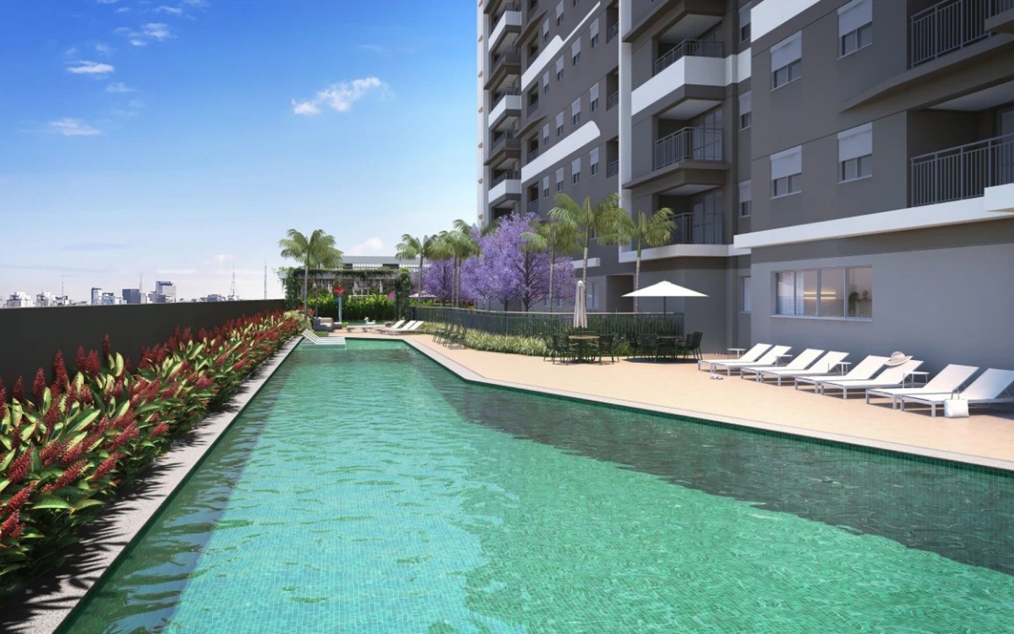 Dom Parque Barueri – Piscina adulto – Atendimento Especializado (11) 4237-8776 | 98026-0864 Piscina adulto do Dom Parque Barueri