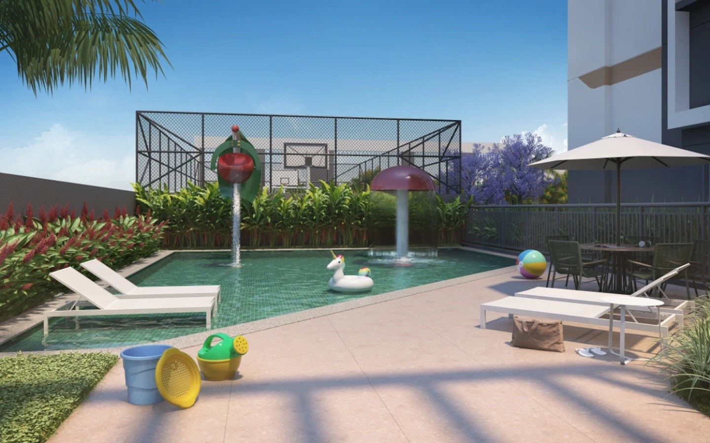 Dom Parque Barueri – Piscina infantil – Atendimento Especializado (11) 4237-8776 | 98026-0864 Piscina infantil do Dom Parque Barueri