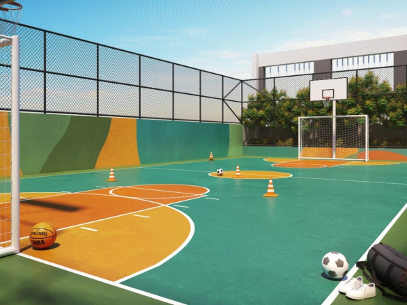 Quadra recreativa do Dom Parque Barueri