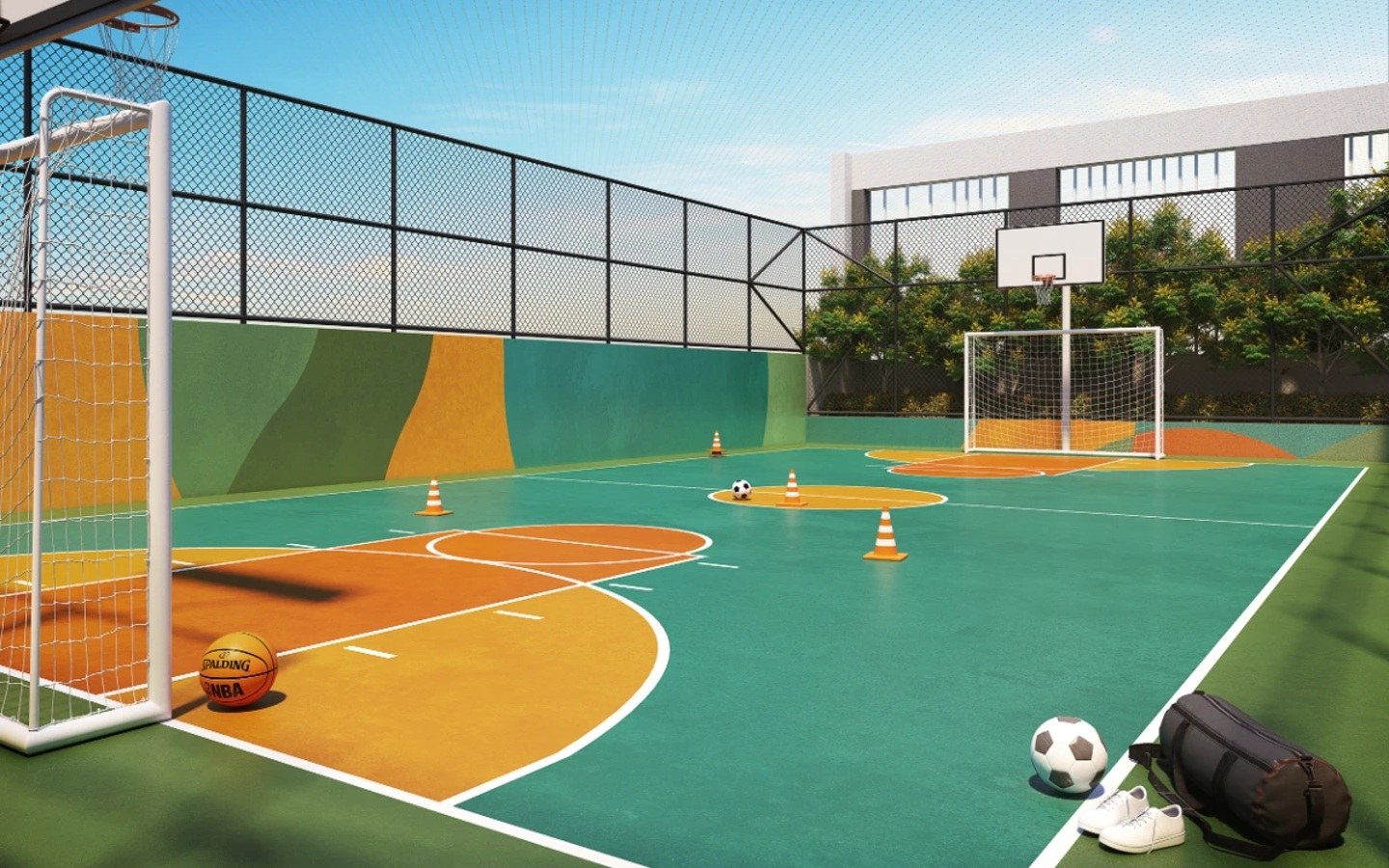 Dom Parque Barueri – Quadra recreativa – Atendimento Especializado (11) 4237-8776 | 98026-0864 Quadra recreativa do Dom Parque Barueri
