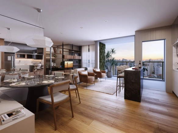 Eternity Residence: Living ampliado de 88 m²