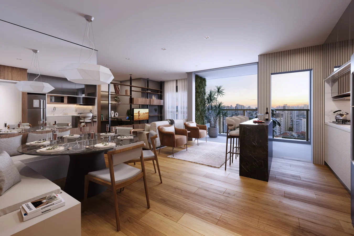 Eternity Residence: Living ampliado de 88 m²