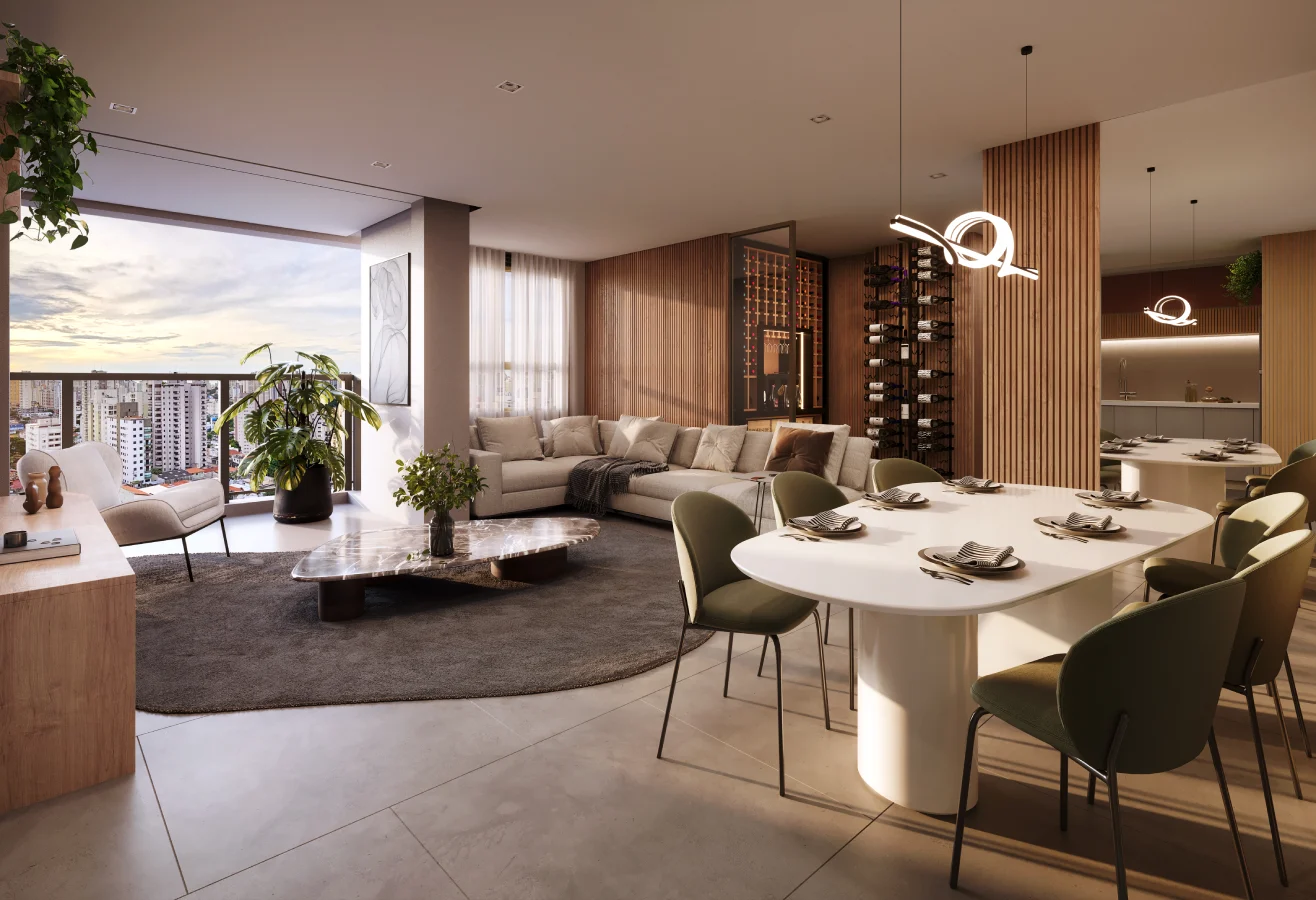 Eternity Residence: Living ampliado de 93 m²