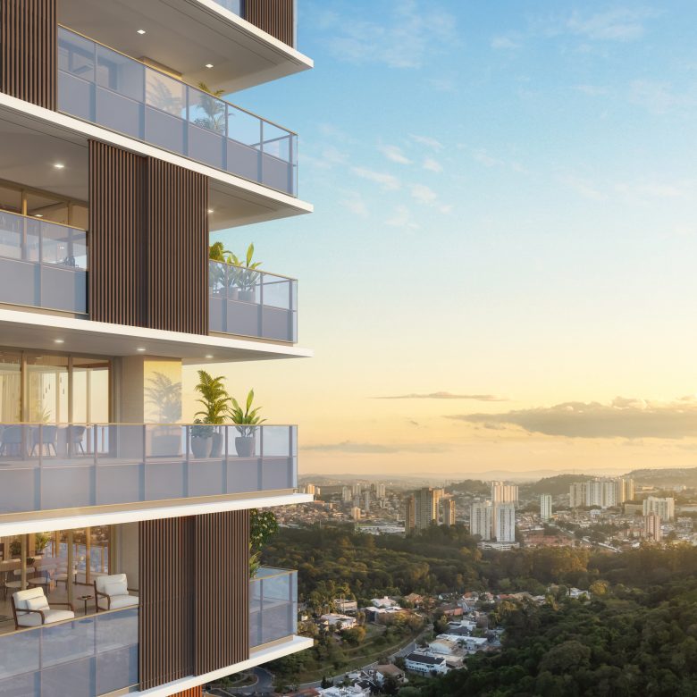 Florà Alphaville 815 m2 — perspectiva geral das varandas e entorno, vista aérea 2
