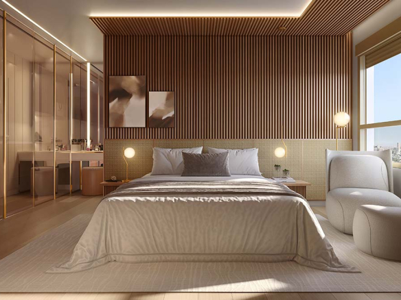 KA’A Home Boutique — Suíte master — decorado de referência de 130 m²