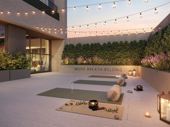 Deck yoga do Madart Vila Madalena, imagem oficial MPD e STAN