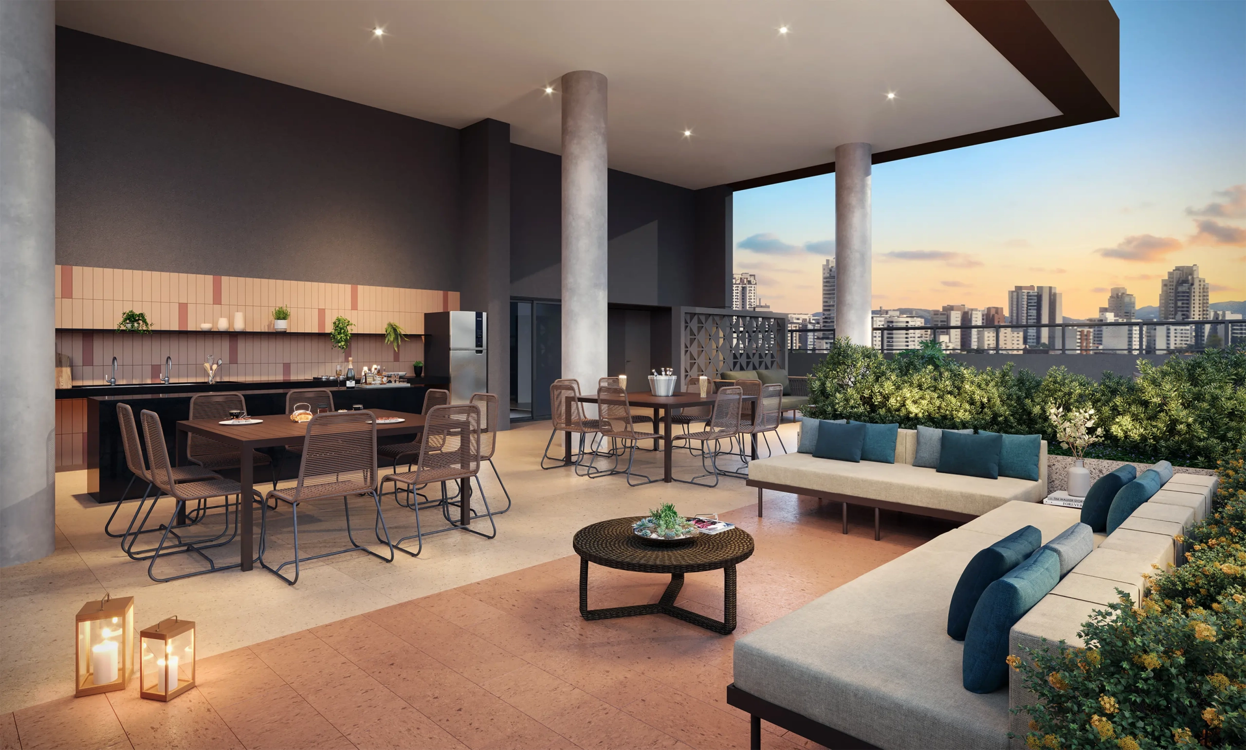 Mirante da Vila bar e lounge no rooftop do Madart Vila Madalena, imagem oficial MPD e STAN