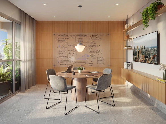 Sala de reunião do Madart Vila Madalena, imagem oficial MPD e STAN