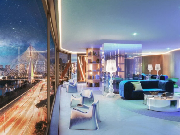 Lounge da passarela do Mandarim The Legend