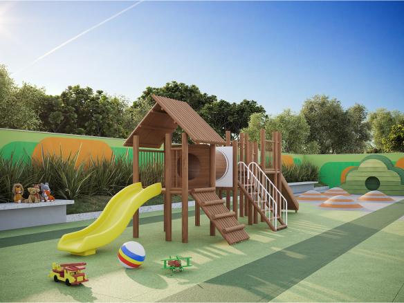 NID Alphaville — Playground - Perspectiva Ilustrada - NID Alphaville