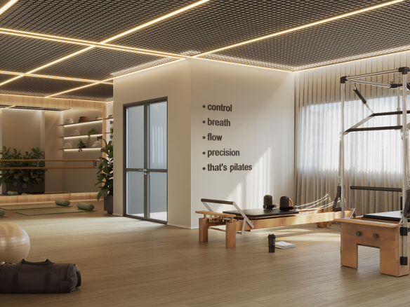 NID Alphaville — Yoga pilates - Perspectiva Ilustrada - NID Alphaville