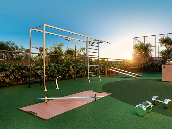 Oásis Home Resort — Academia externa