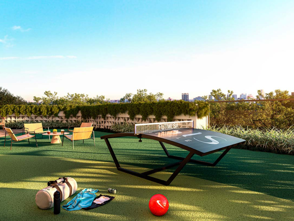 Oásis Home Resort — Área externa do sports bar