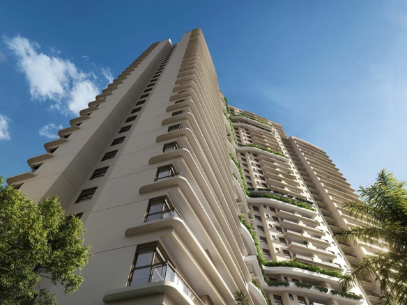Oásis Home Resort em Alphaville — fachada com paisagismo