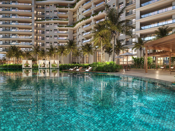 Oásis Home Resort — Piscina adulto e torre