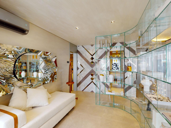 On The Sky Cyrela by YOO — Foto da Sala do Decorado de 77 m²