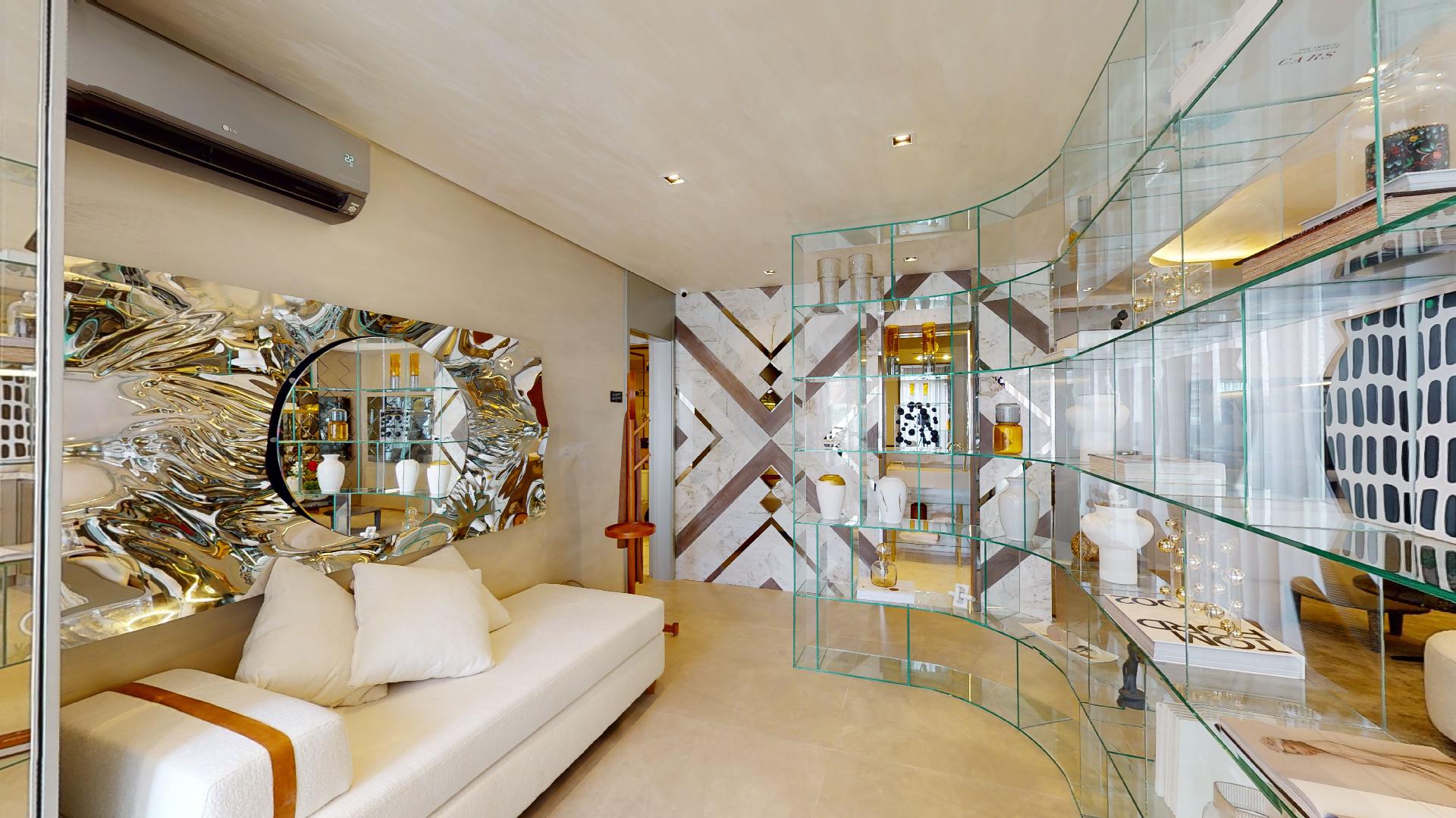 On The Sky Cyrela by YOO — Foto da Sala do Decorado de 77 m²