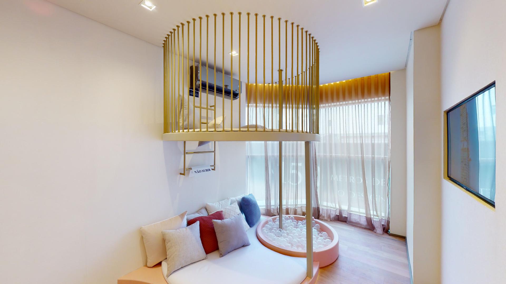 On The Sky Cyrela by YOO — Foto do Dormitório Infantil do Decorado de 161 m²
