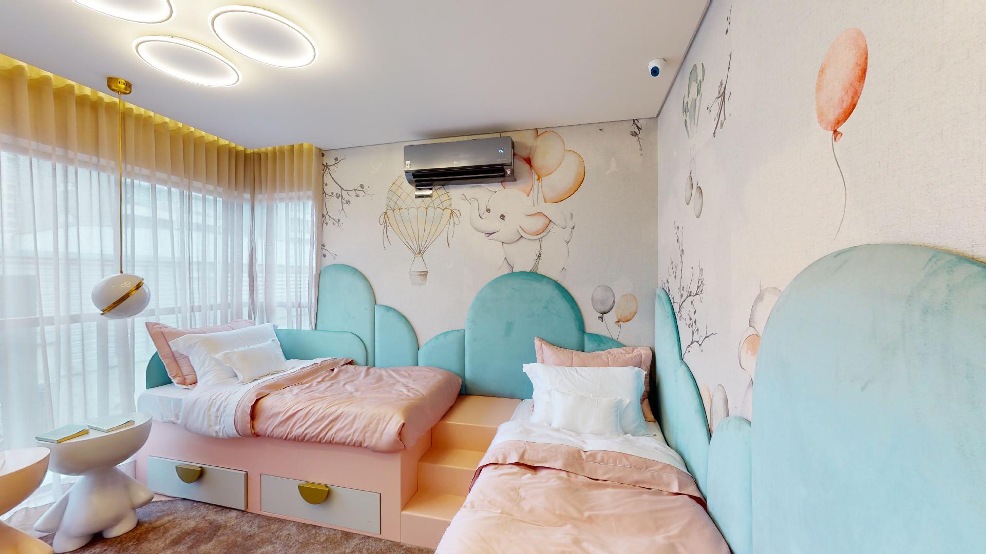 On The Sky Cyrela by YOO — Foto do Dormitório Infantil do Decorado de 161 m²