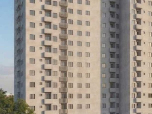 Fachada da torre do Residencial das Flores no bairro Santa Maria em Osasco